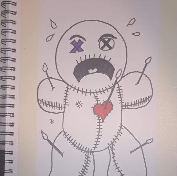 9"x12" sketch abstract wall art - Picture 11 of 12